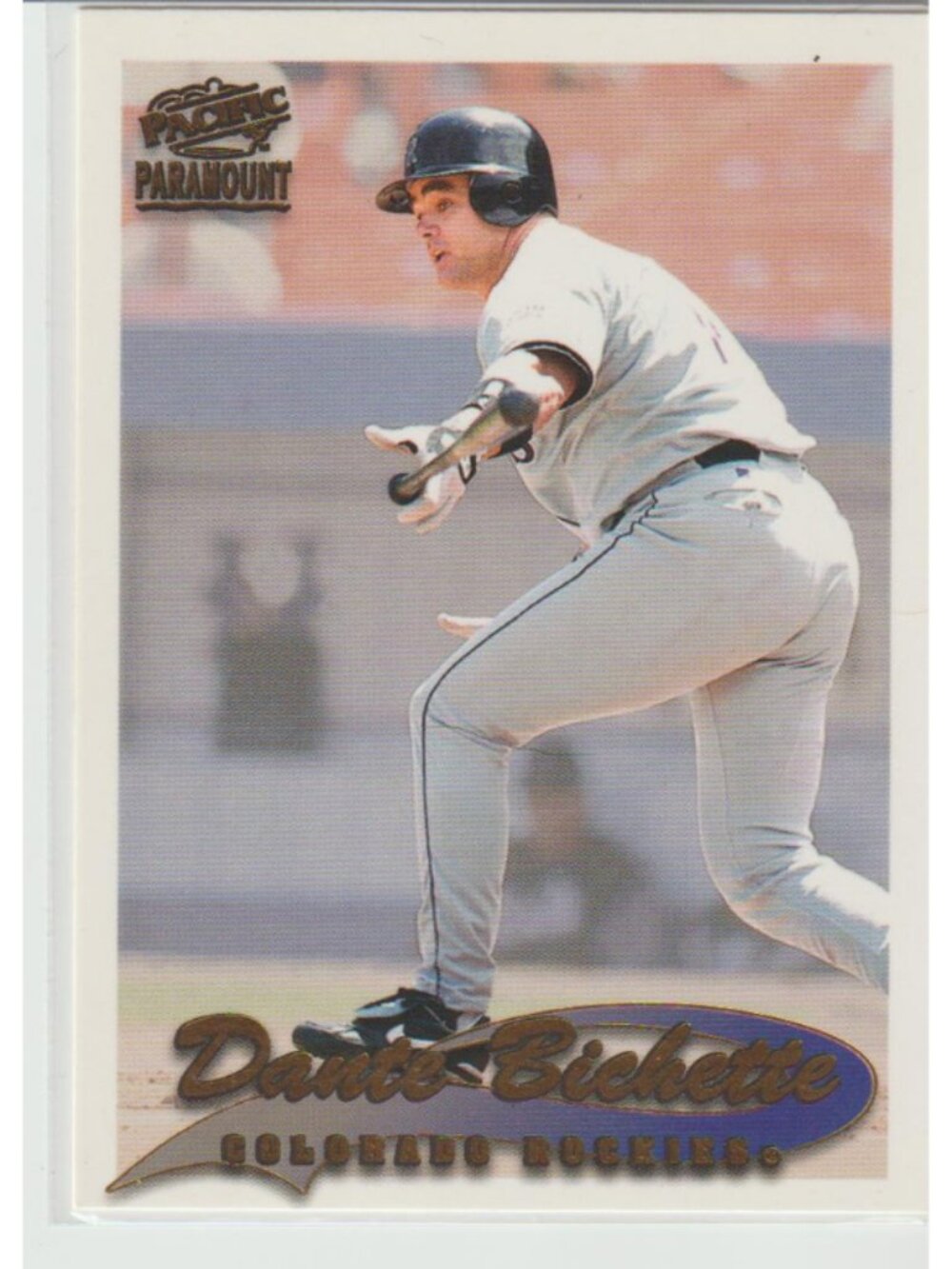 Rare Dante Bichette 1999 Pacific Paramount Gold Foil #79